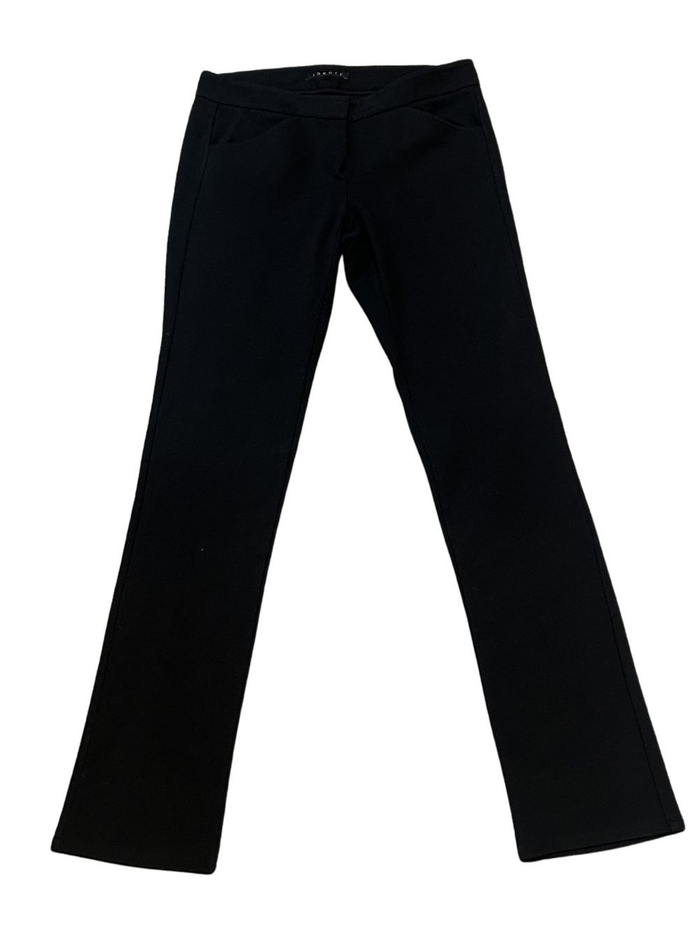 Theory Slim Stretch Knit Pants | Black | Size 4